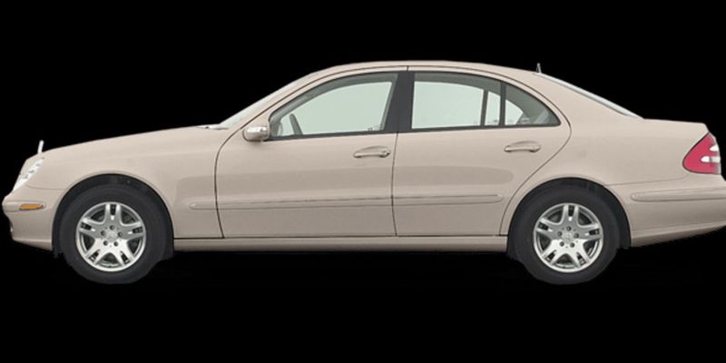 2003 Mercedes Benz E Class — a typically priced live listing