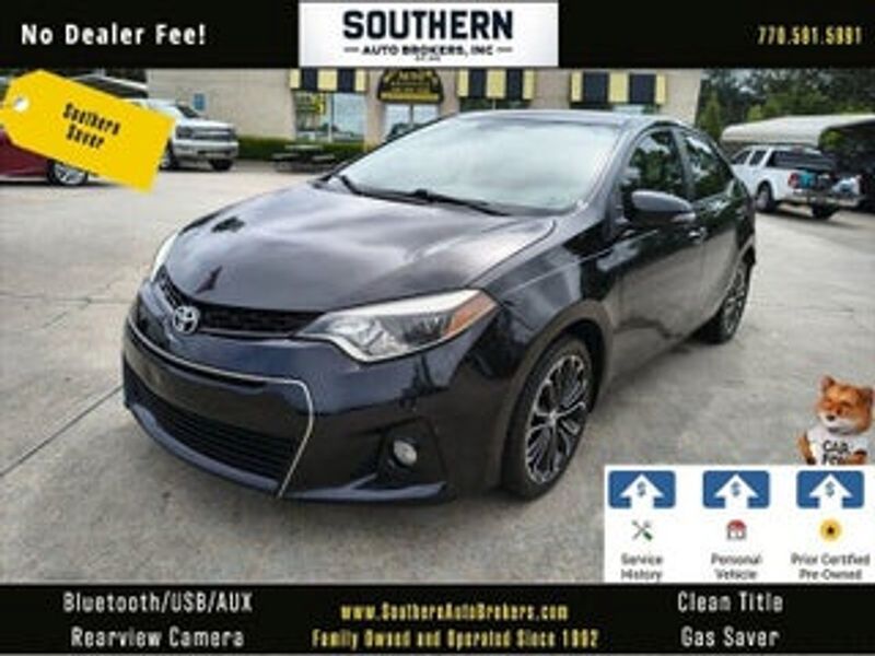 2015 Toyota Corolla — a typically priced live listing