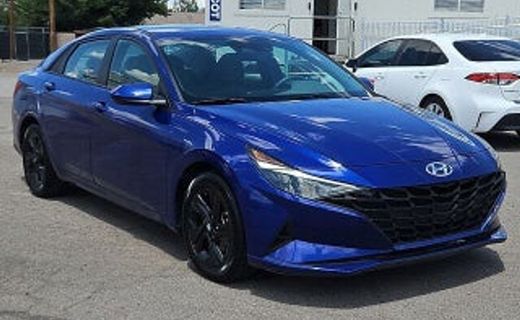 2021 Hyundai Elantra Blue