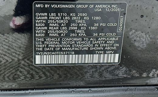 2026 Volkswagen Atlas SE