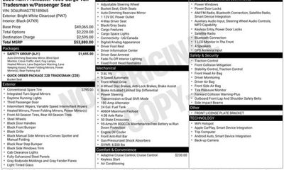 2026 Ram Promaster 1500 Tradesman 136