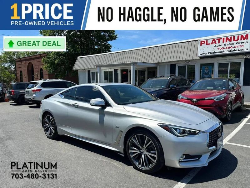 2019 Infiniti Q60 — a typically priced live listing