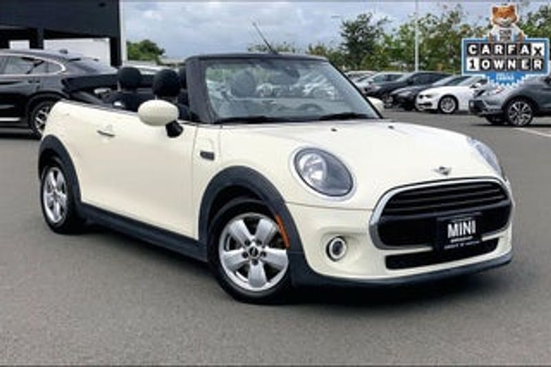 2021 Mini Cooper Convertible — a typically priced live listing