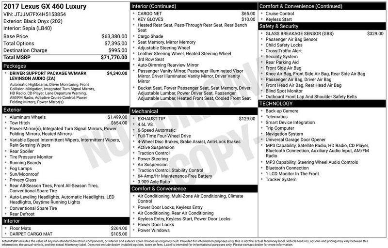 2017 Lexus GX — a typically priced live listing