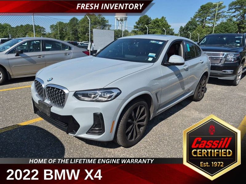 2022 BMW X4 — a typically priced live listing