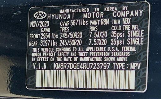 2024 Hyundai Palisade Calligraphy Night