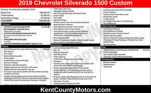 2019 Chevrolet Silverado Custom