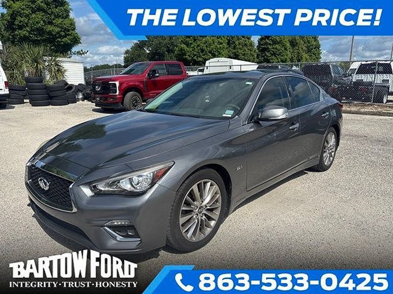 2019 Infiniti Q50 — a typically priced live listing