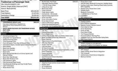 2025 Ram Promaster 2500 Tradesman 136