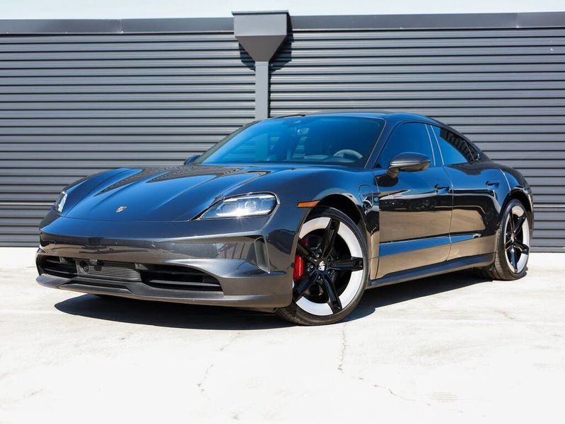 2025 Porsche Taycan — a typically priced live listing