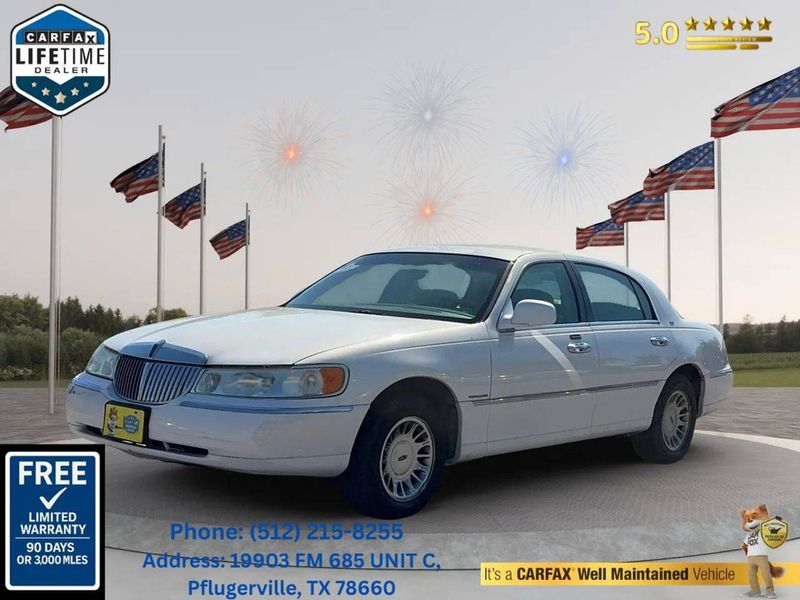 2001 Lincoln Town Car — a typically priced live listing