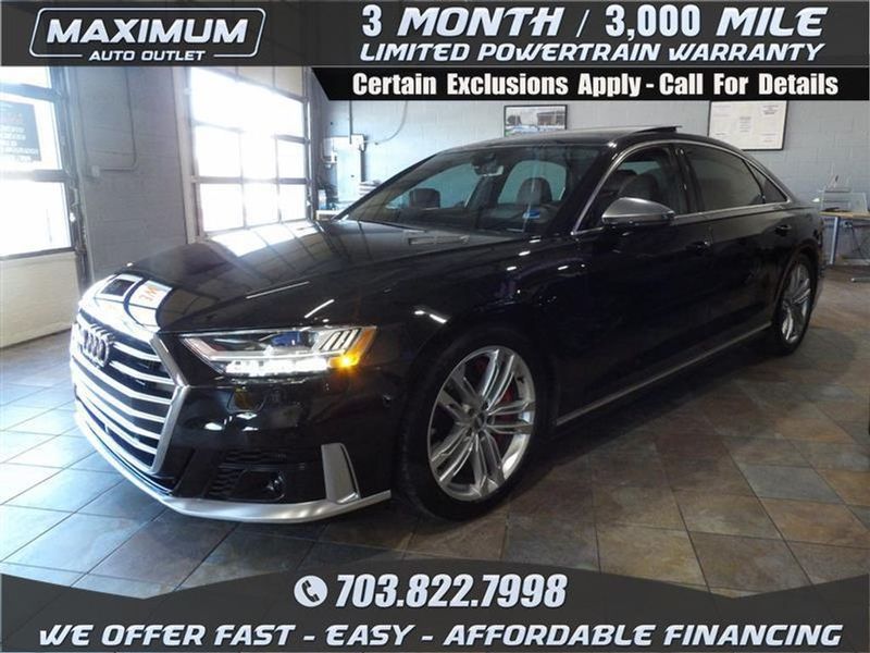 2020 Audi S8 — a typically priced live listing