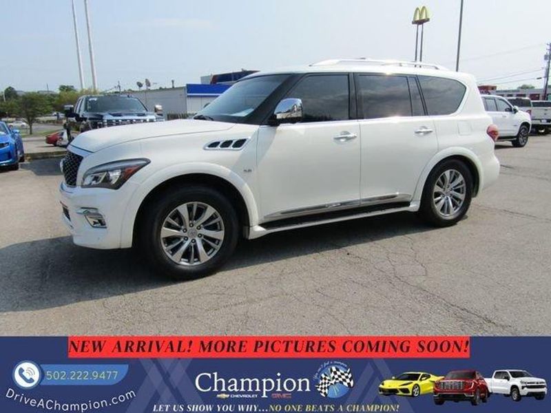 2016 Infiniti QX80 — a typically priced live listing