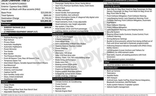 2026 Chevrolet Trax 1LT