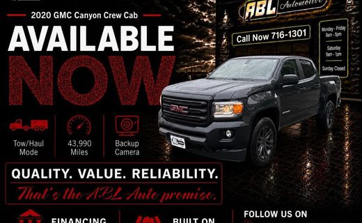2020 GMC Canyon SLE