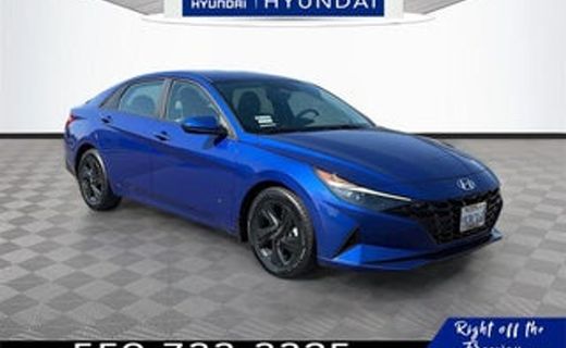 2021 Hyundai Elantra Blue