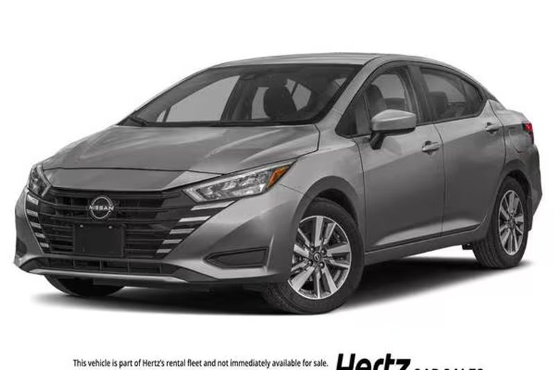 2025 Nissan Versa — a typically priced live listing