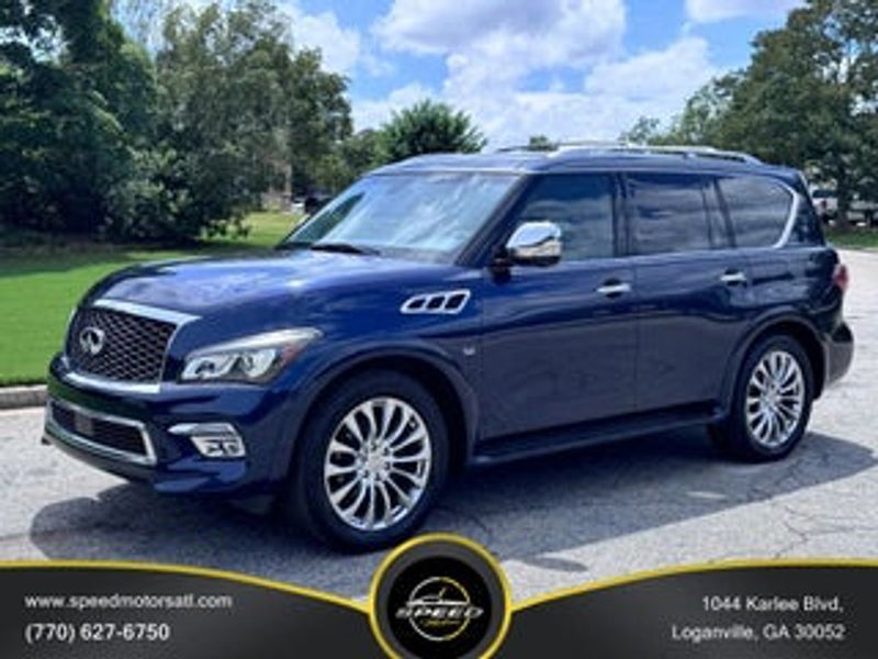 2015 Infiniti QX80 — a typically priced live listing