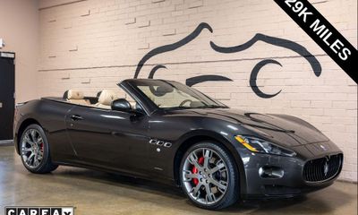 2014 Maserati Granturismo Convertible