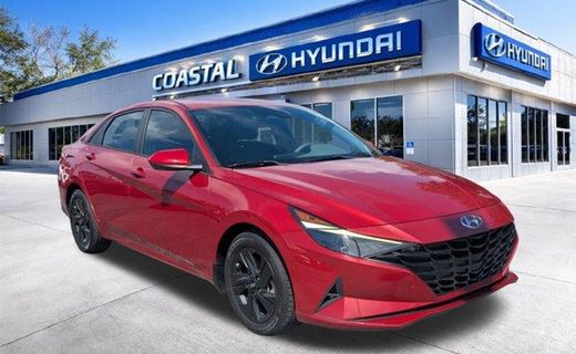 2021 Hyundai Elantra Blue