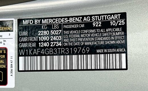 2026 Mercedes-Benz C-Class C300