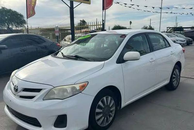2011 Toyota Corolla — a typically priced live listing