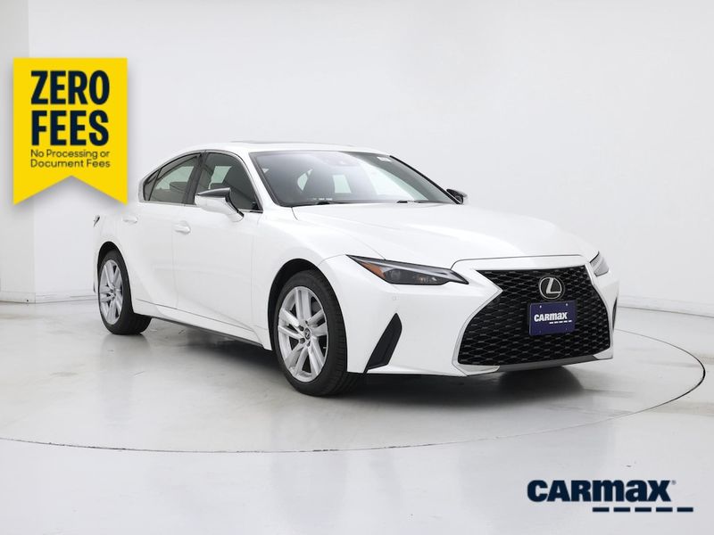 2021 Lexus IS — a typically priced live listing