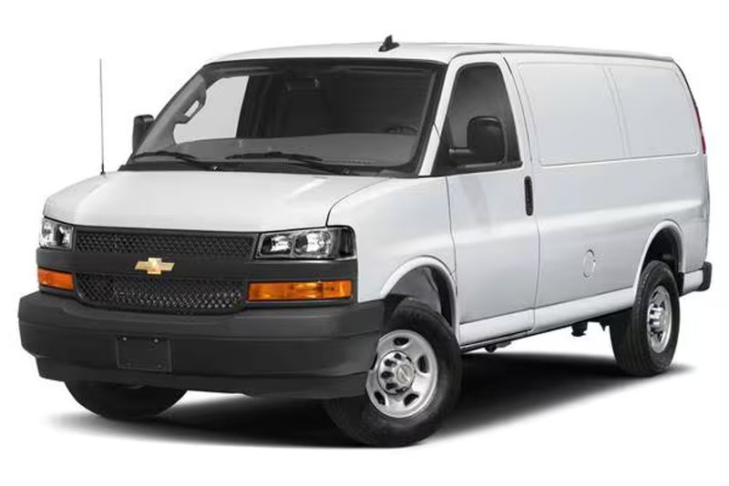 2023 Chevrolet Express Cargo — a typically priced live listing