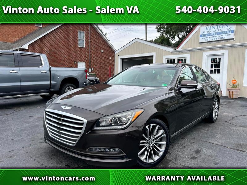 2016 Hyundai Genesis — a typically priced live listing