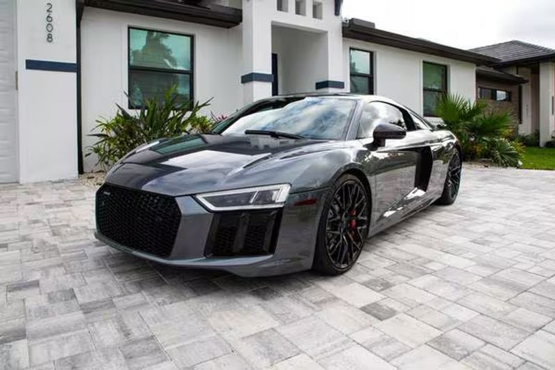 2017 Audi R8 — a typically priced live listing