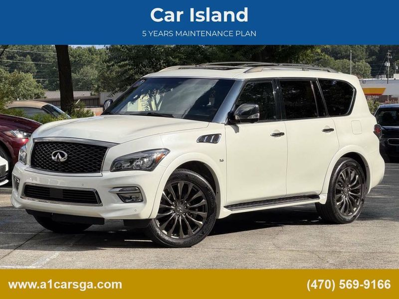 2017 Infiniti QX80 — a typically priced live listing