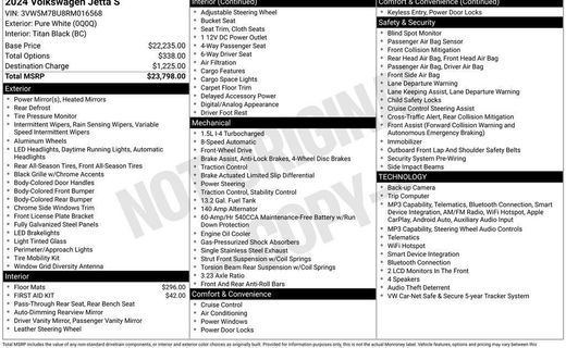 2024 Volkswagen Jetta S AQ301 Trans