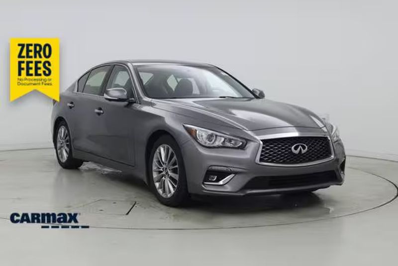 2022 Infiniti Q50 — a typically priced live listing