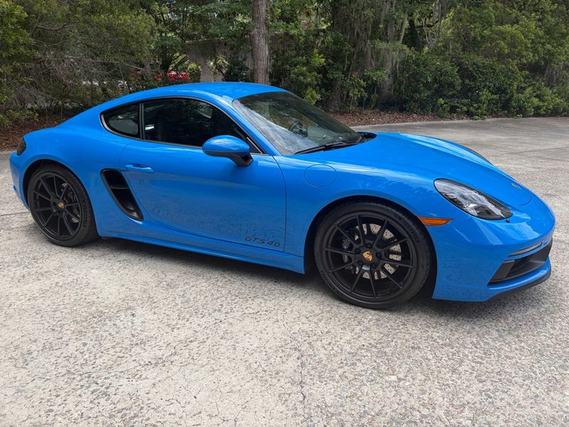 2022 Porsche 718 Cayman — a typically priced live listing