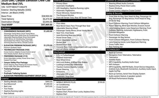 2026 GMC Canyon Elevation