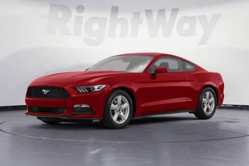 2017 Ford Mustang — a typically priced live listing