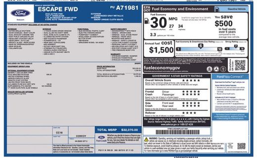 2023 Ford Escape Active