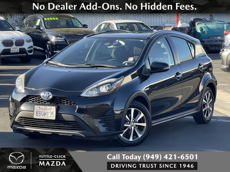 2018 Toyota Prius C — a typically priced live listing