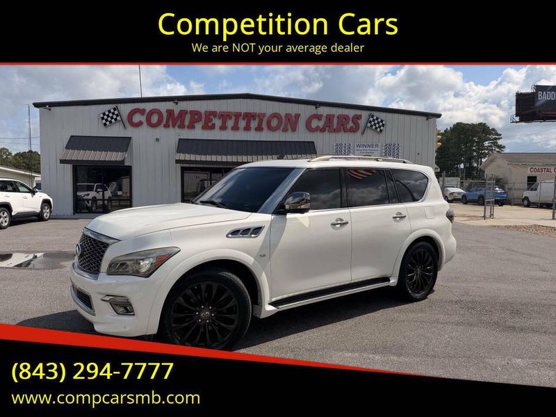2016 Infiniti QX80 — a typically priced live listing