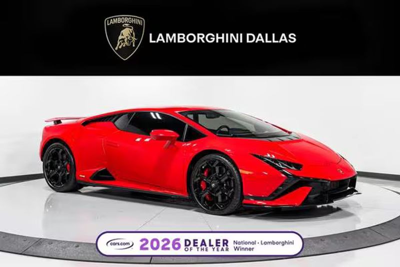 2023 Lamborghini Huracan — a typically priced live listing