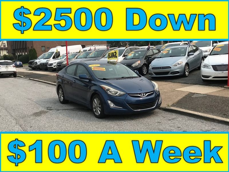 2016 Hyundai Elantra — a typically priced live listing