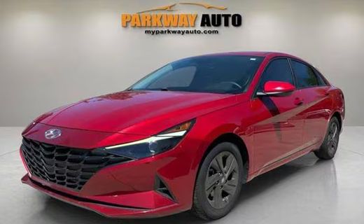 2021 Hyundai Elantra Blue
