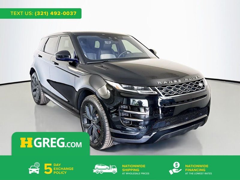 2020 Land Rover Range Rover Evoque — a typically priced live listing