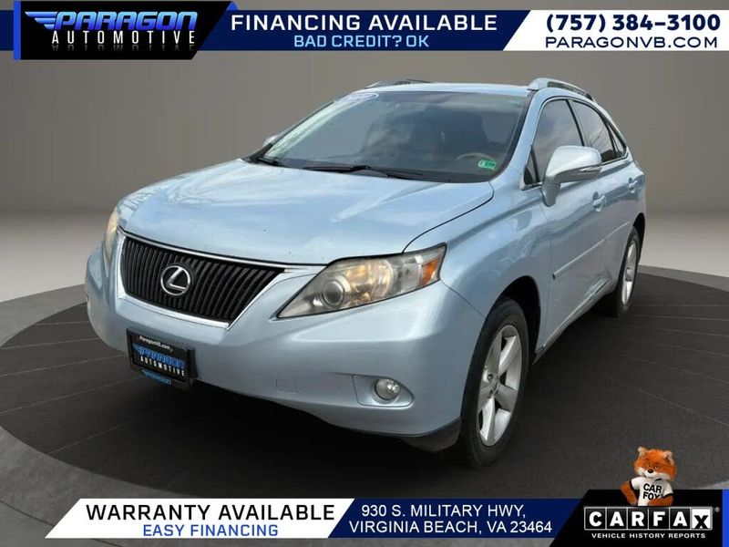 2010 Lexus RX — a typically priced live listing