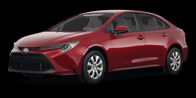 2022 Toyota Corolla — a typically priced live listing