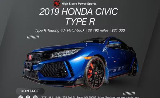 2019 Honda Civic Type R Touring