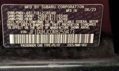 2024 Subaru Impreza RS