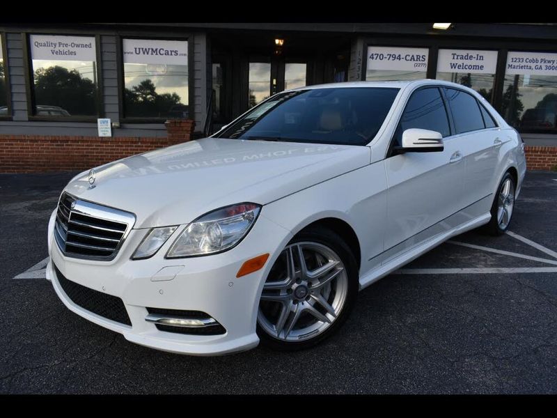 2013 Mercedes-Benz E-Class — a typically priced live listing