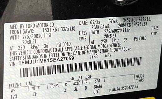 2025 Ford Expedition Platinum