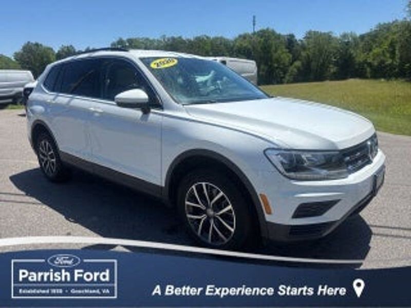 2021 Volkswagen Tiguan — a typically priced live listing